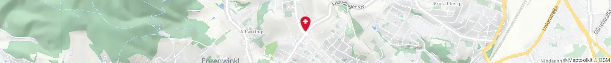 Kartendarstellung des Standorts für Buchberg Apotheke in 4060 Leonding